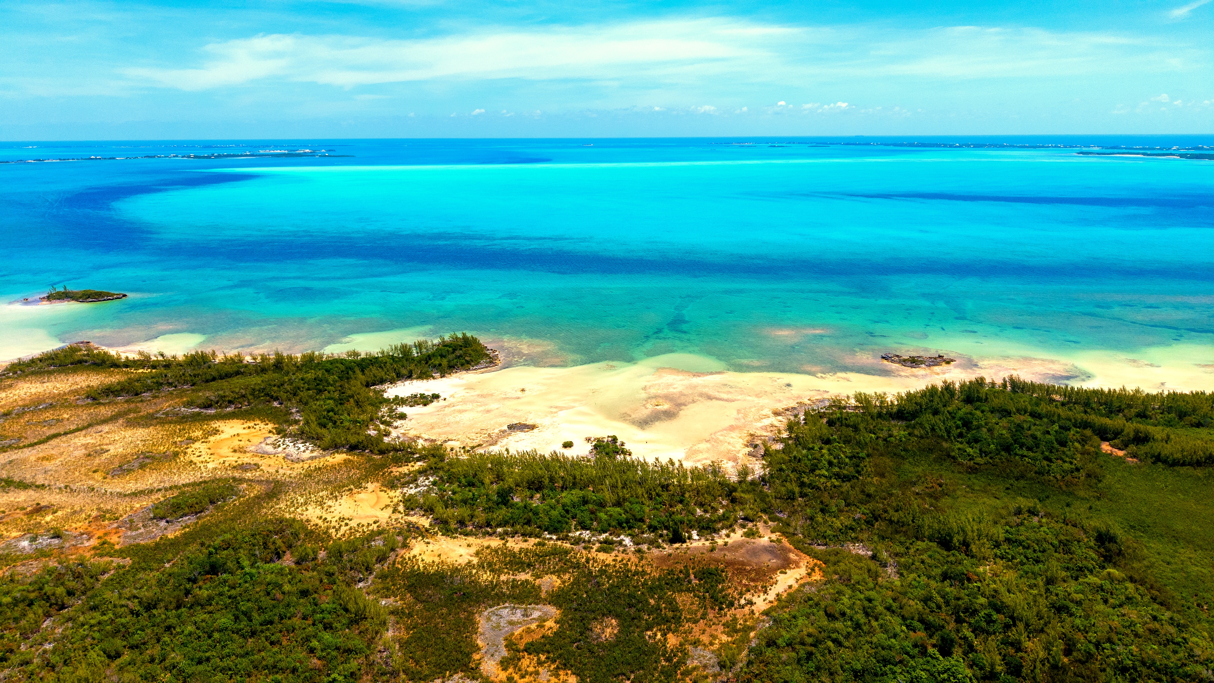 Aiden's Bay waterfront — daytime aerial